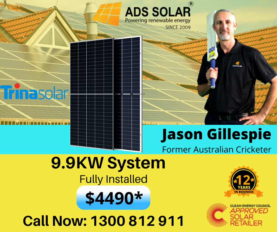 9.9kw Solar System From $4490*