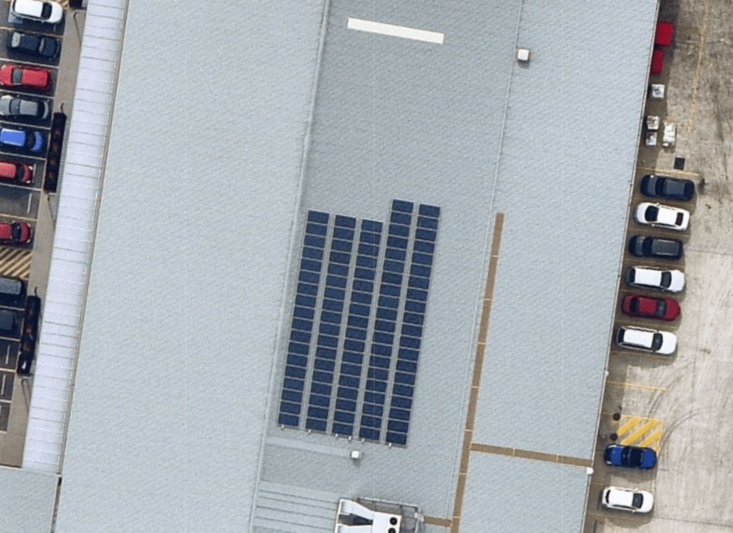 Commercial solar installation at Flower Power Milperra NSW