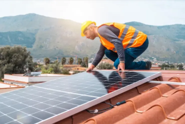 solar panel installation