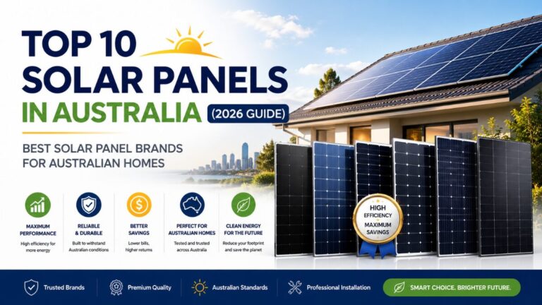 Top 10 Solar Panels in Australia (2026 Guide) | Best Brands